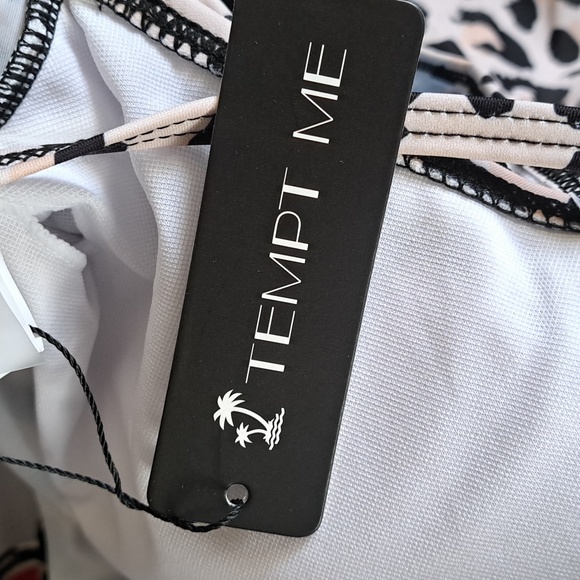 Tempt Me Adjustable Strap Vintage One Piece Swimwear-Leopard - Picture 9 of 11